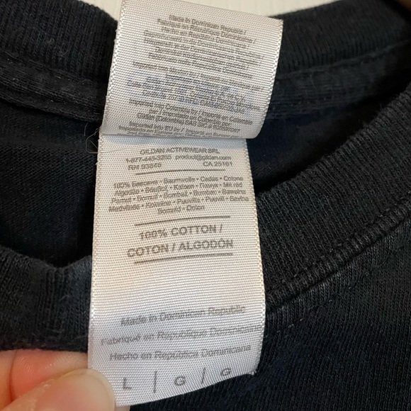 Gildan b&w Ektomorf ‘Groove Assault Tour 2016’ graphic band tee unisex sz L - Picture 5 of 7